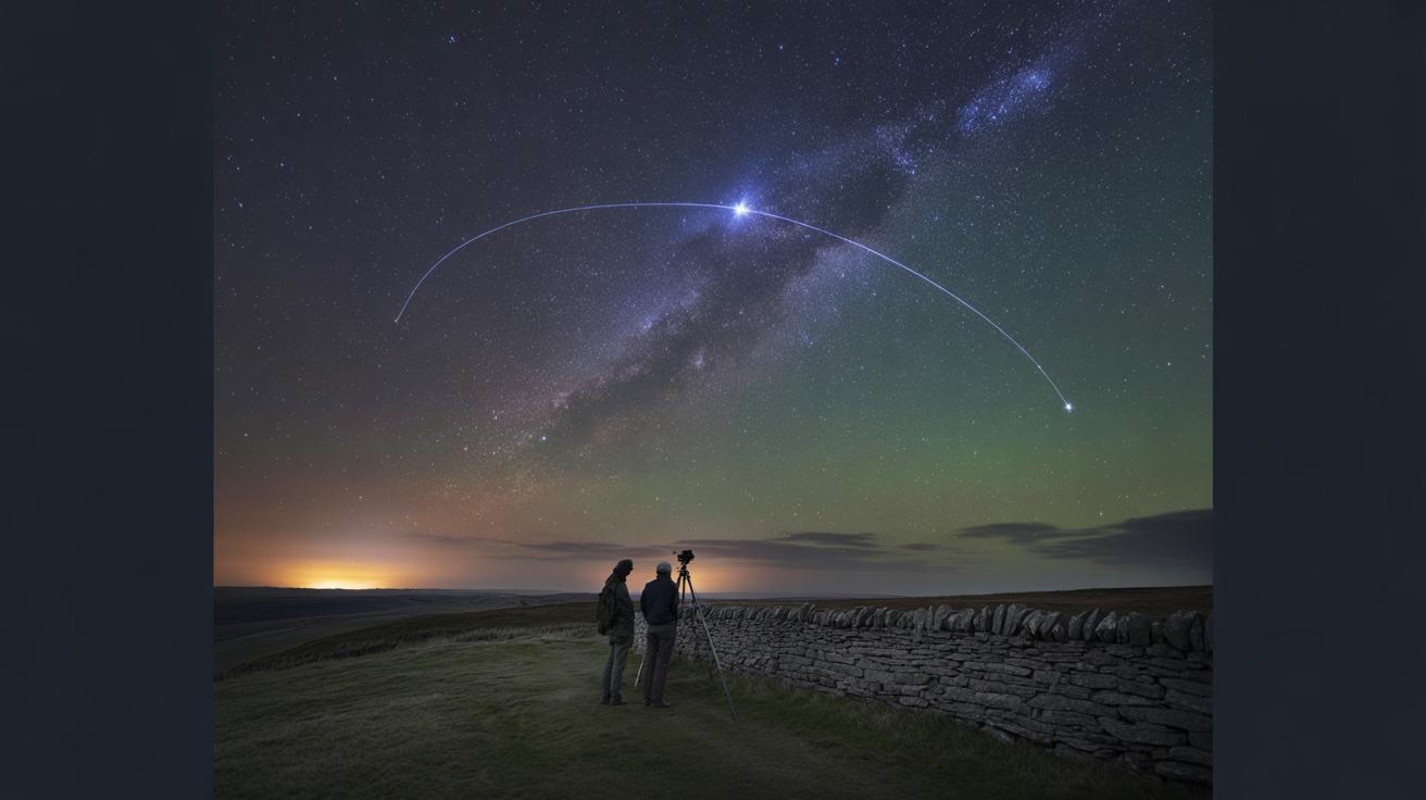 Illustration of the anticipated eruption of T Coronae Borealis creating a naked-eye new star within the Corona Borealis constellation, visible from the UK